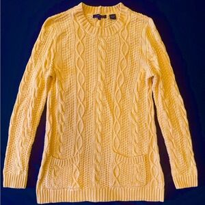 JEANNE PIERRE Sunny Cable Knit Sweater